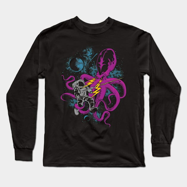 OCTOCOSMIC Long Sleeve T-Shirt by arace